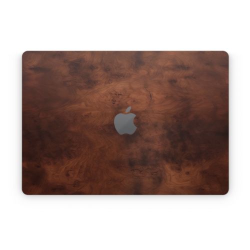 Dark Burlwood Apple MacBook Skin
