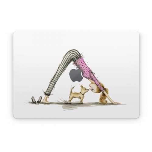 Downward Dog Apple MacBook Skin