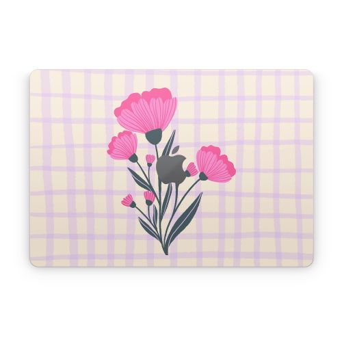 Floral Bouquet Grid Apple MacBook Skin