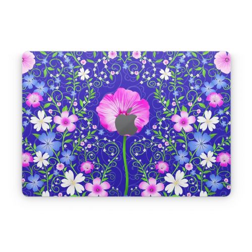 Floral Harmony Apple MacBook Skin