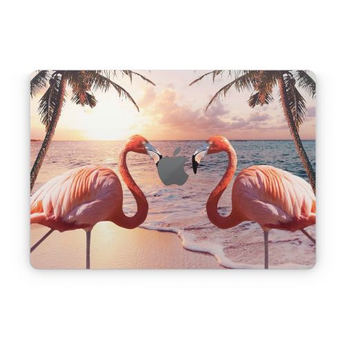 Flamingo Palm Apple MacBook Skin