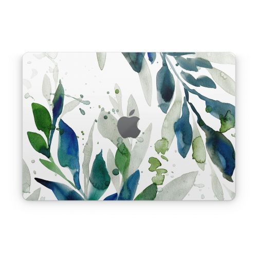 Floating Leaves Apple MacBook Skin