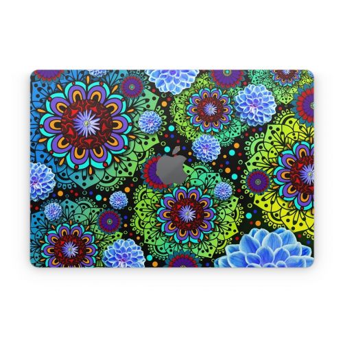 Funky Floratopia Apple MacBook Skin