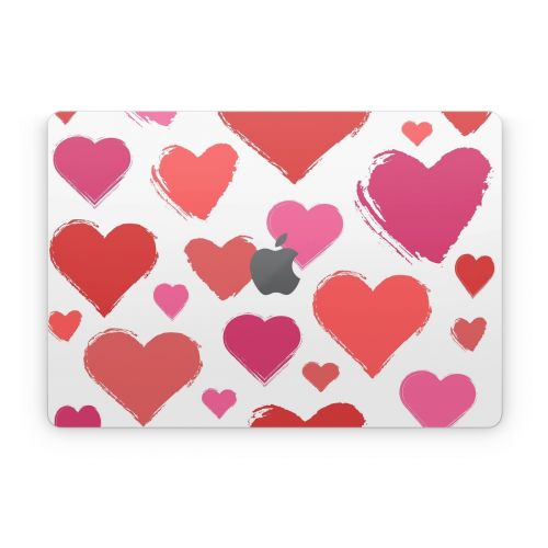 Hearts Apple MacBook Skin