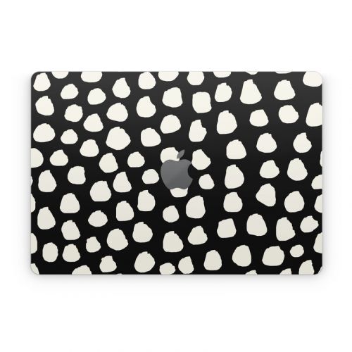 Inky Spots Black Apple MacBook Skin