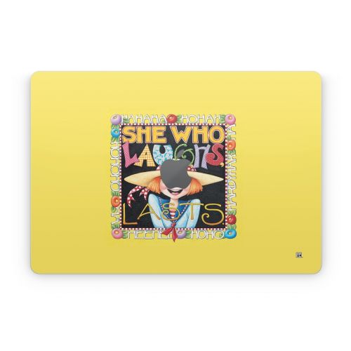 She Who Laughs Apple MacBook Skin