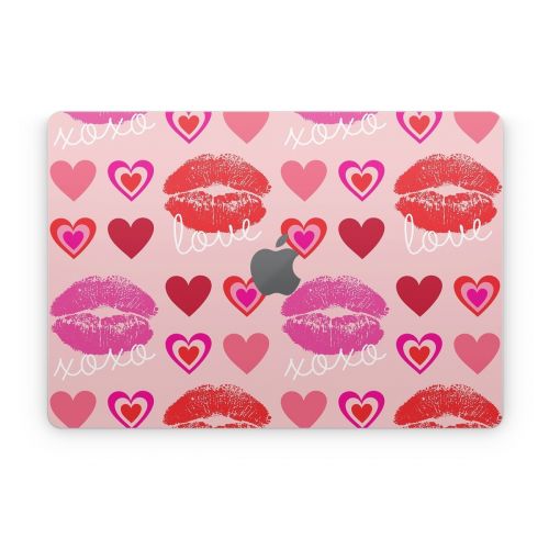 Love Hugs Kisses Apple MacBook Skin