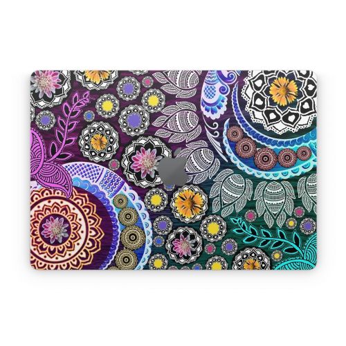 Mehndi Garden Apple MacBook Skin