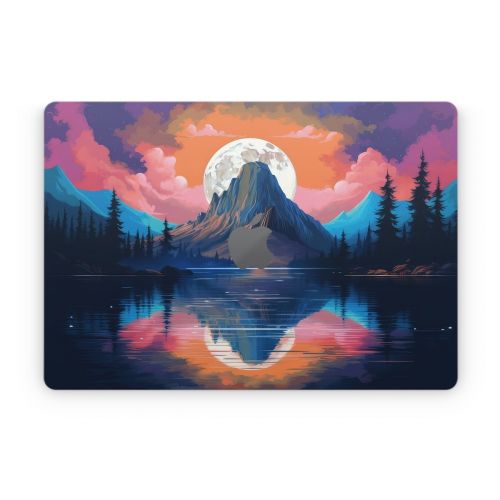 Mountain Moonrise Apple MacBook Skin