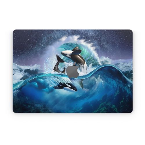 Orca Wave Apple MacBook Skin