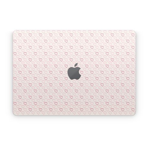 Patterned Hearts Apple MacBook Skin