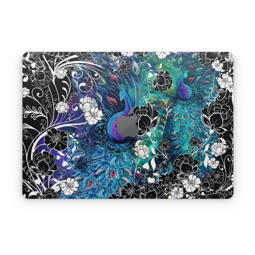 Peacock Garden Apple MacBook Skin