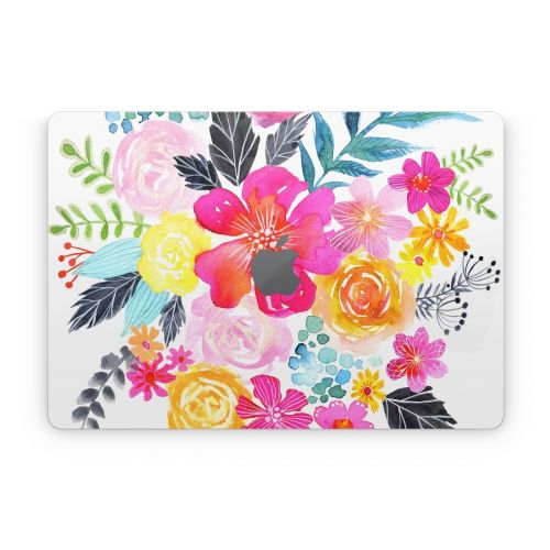 Pink Bouquet Apple MacBook Skin