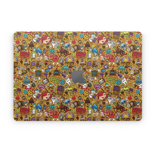 Psychedelic Apple MacBook Skin