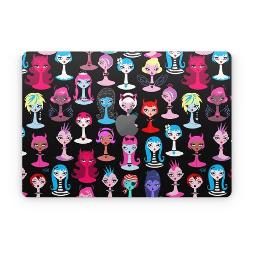 Punky Goth Dollies Apple MacBook Skin