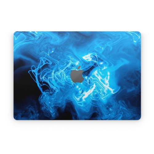 Blue Quantum Waves Apple MacBook Skin