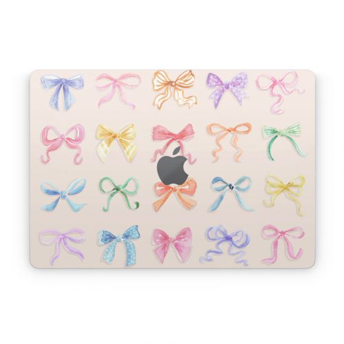 Rainbow Bows Apple MacBook Skin