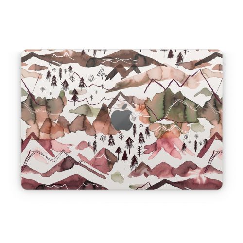 Red Mountains Apple MacBook Skin