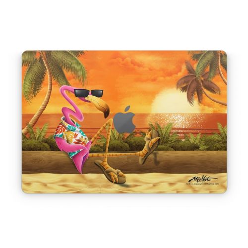 Sunset Flamingo Apple MacBook Skin
