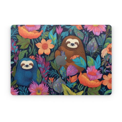 Garden of Slothy Delights Apple MacBook Skin