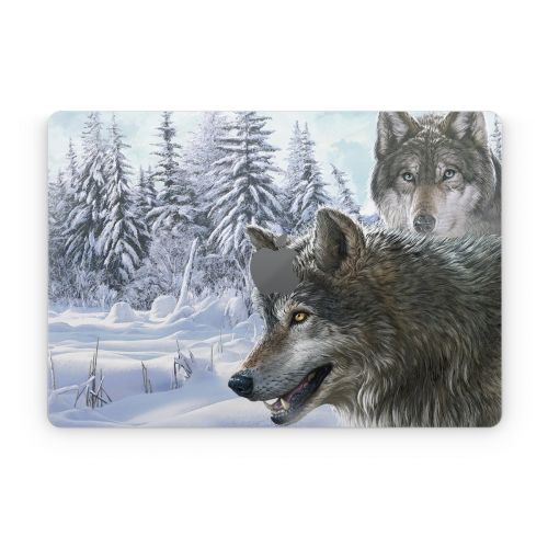 Snow Wolves Apple MacBook Skin