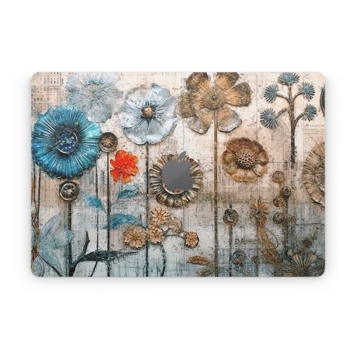 Steampunk Flowers Apple MacBook Skin