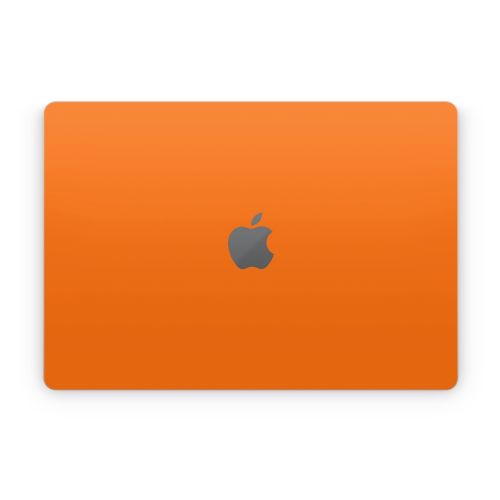 Solid State Pumpkin Apple MacBook Skin