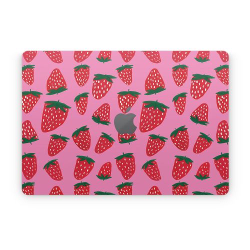 Strawberries Apple MacBook Skin