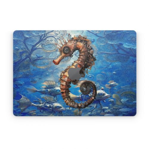 Steampunk Seahorse Apple MacBook Skin
