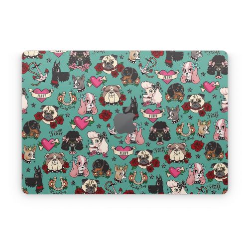 Tattoo Dogs Apple MacBook Skin