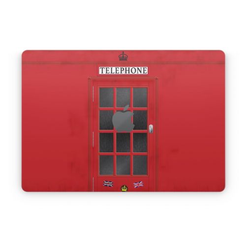 Telephone Kiosk Apple MacBook Skin