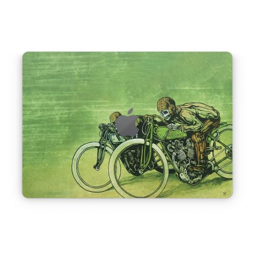 Board Track Racers Apple MacBook Skin