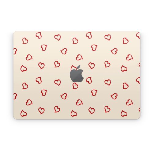 Tumbling Valentines Apple MacBook Skin