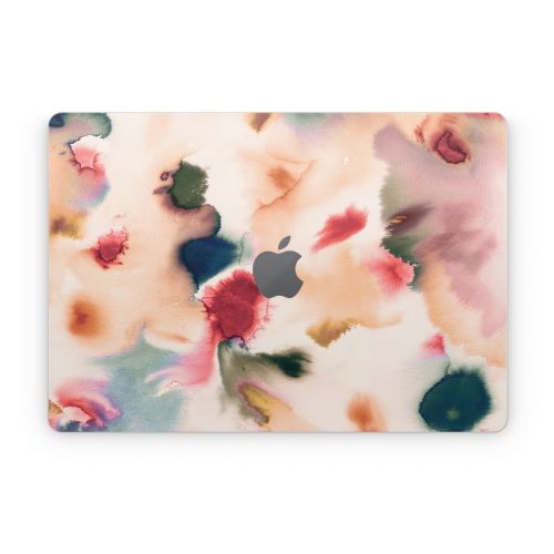 Abstract Watercolor Mineral Apple MacBook Skin