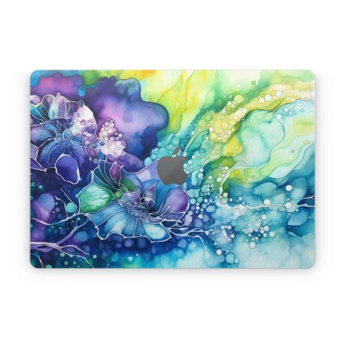 Watercolor Flora Apple MacBook Skin