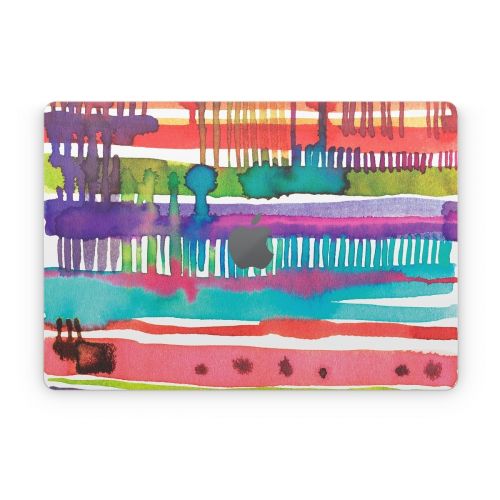 Watercolor Lines Apple MacBook Skin