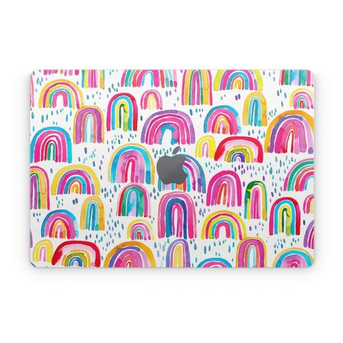 Watercolor Rainbows Apple MacBook Skin