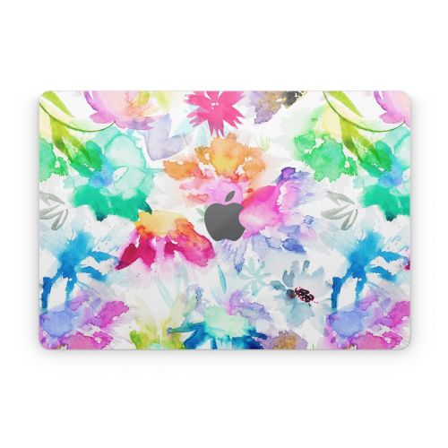 Watercolor Spring Memories Apple MacBook Skin