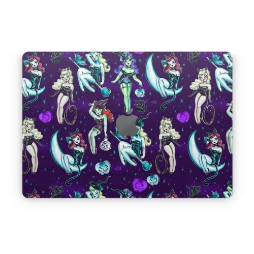 Witches and Black Cats Apple MacBook Skin