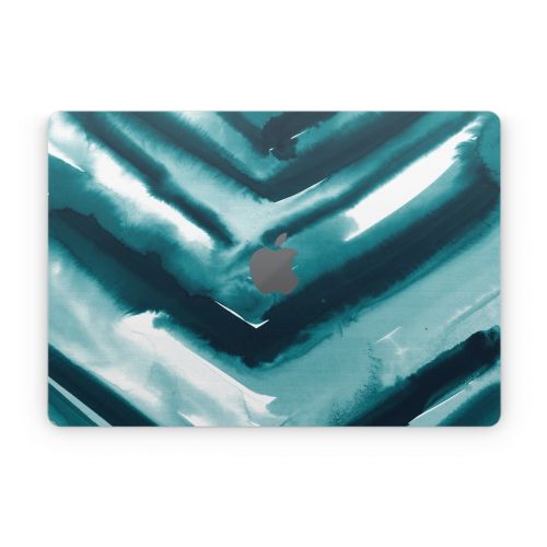 Watercolor Chevron Apple MacBook Skin