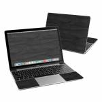 Black Woodgrain MacBook 12-inch Skin