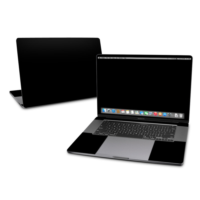 MacBook Pro 2019 16-inch Skin design of Black, Darkness, White, Sky, Light, Red, Text, Brown, Font, Atmosphere with black colors