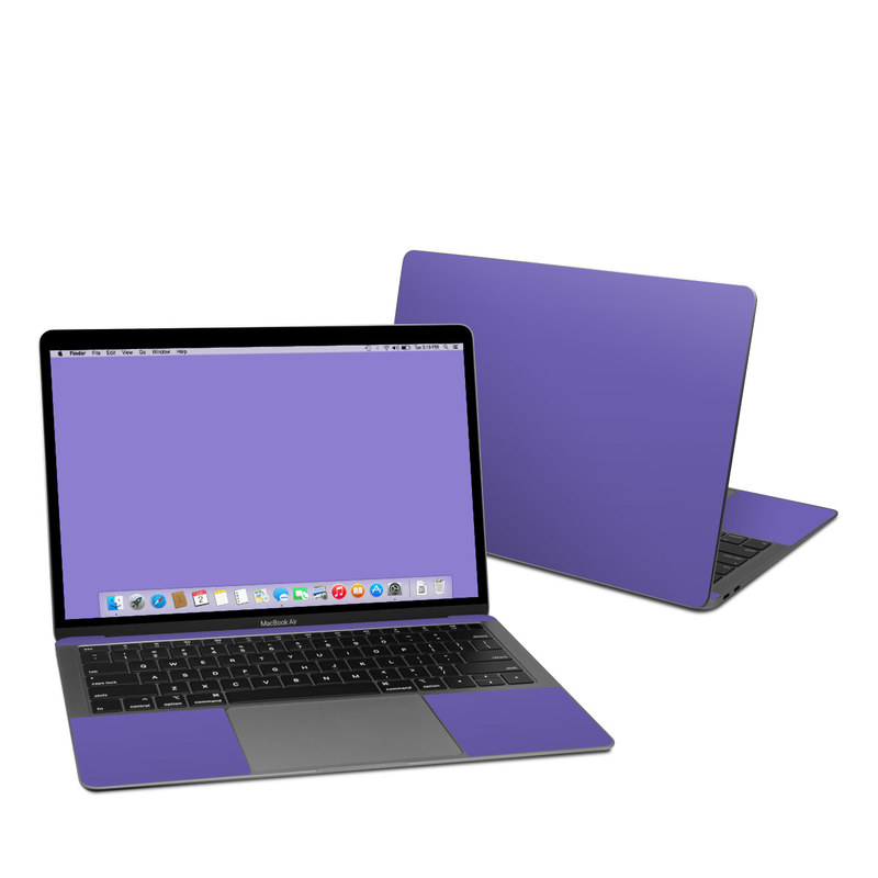 MacBook Air Pre 2020 13-inch Skin design of Blue, Violet, Sky, Purple, Daytime, Black, Lilac, Cobalt blue, Pink, Azure, with purple colors