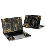 Black Gold Marble MacBook Pro 16-inch M1 M2 Skin