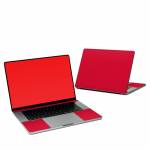 Solid State Red MacBook Pro 16-inch M1 M2 Skin