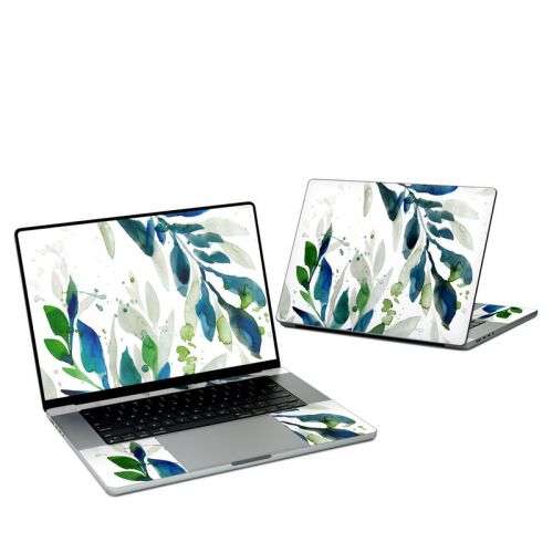 Floating Leaves MacBook Pro 16-inch Skin