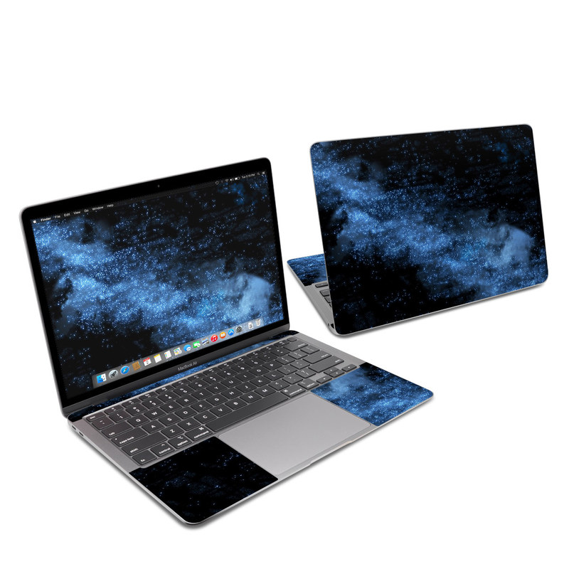 MacBook Air 2020 13-inch Skin design of Sky, Atmosphere, Black, Blue, Outer space, Atmospheric phenomenon, Astronomical object, Darkness, Universe, Space with black, blue colors