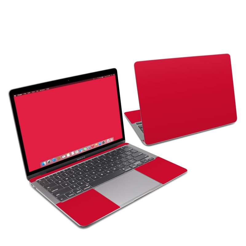 de restaurant George Bernard Solid State Red MacBook Air 13-inch M1 Skin | iStyles