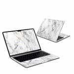 White Marble MacBook Air 13-inch M2 Skin