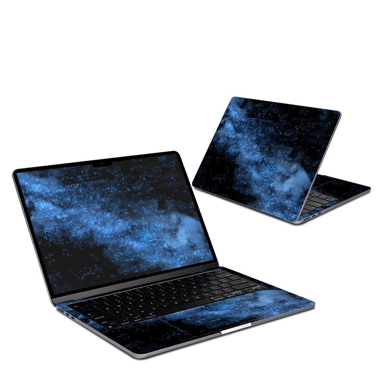MacBook Air 13-inch Skin design of Sky, Atmosphere, Black, Blue, Outer space, Atmospheric phenomenon, Astronomical object, Darkness, Universe, Space with black, blue colors